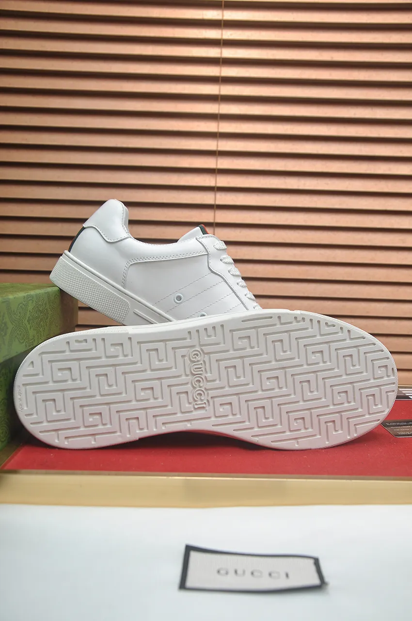 Men's men's shoes💰420💶[GUCCI Gucci] official website 1:1 men's sports shoes are now on the market, using original Gucci fabric + gluten lining, plus the official website original 1:1 comfortable outsole. Fashionable and versatile, super comfortable and breathable. 5 colors available, standard shoe size 38/45 (custom-made sizes 45 are non-refundable)
